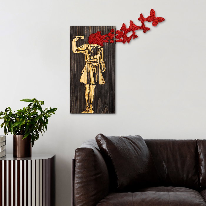 Wallity Banksy - 16-1 Escultura de pared de Madera y Metal Wallity Banksy - 16-1 Escultura de pared de Madera y Metal